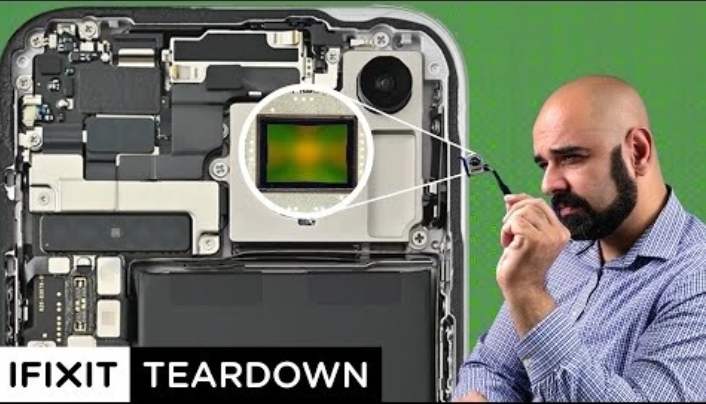 iFixit 拆解苹果 iPhone 15，展示显微镜下的细节
